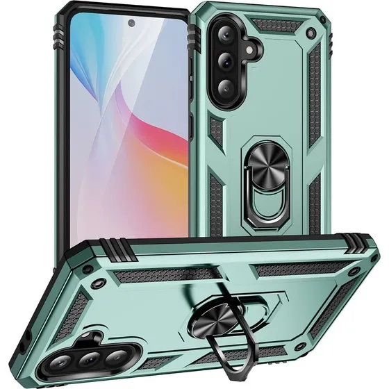 Bofink Combat Cover til Samsung Galaxy A56 - Sortliggrøn