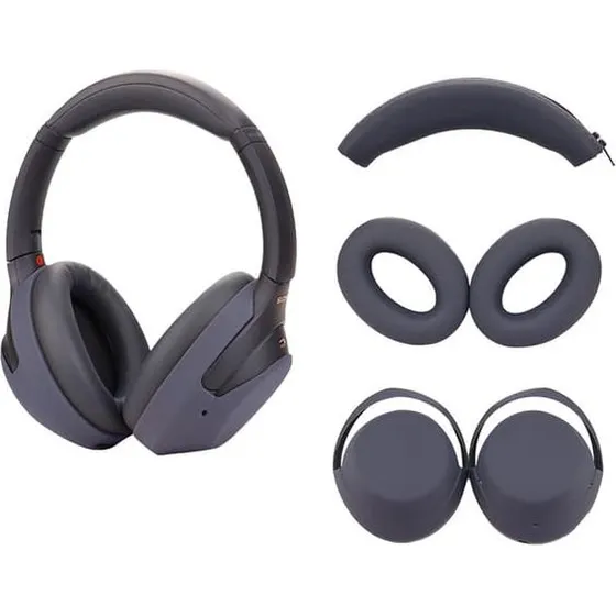 Sony WH-1000XM3 / XM4 Silikonebeskyttelse - Mørkeblå