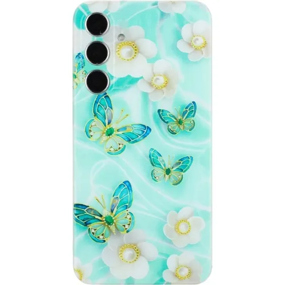 Vibe Samsung Galaxy A56 cover - Sommerfugleblomst
