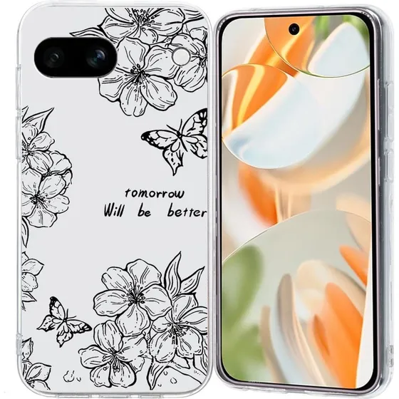 Vibe Google Pixel 9a cover - Sommerfugleblomst