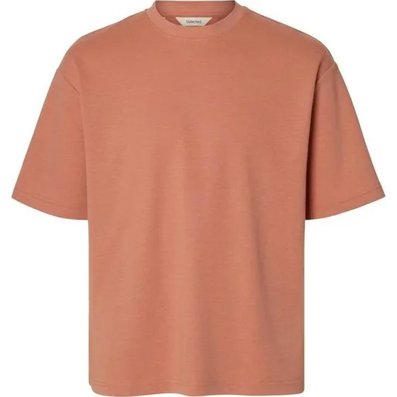 Selected Oscar Loose Fit T-shirt med O-hals