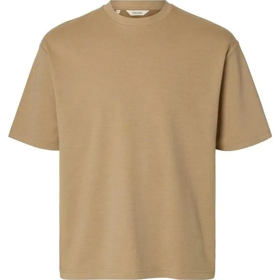 Selected Oscar Loose Fit T-shirt med O-hals