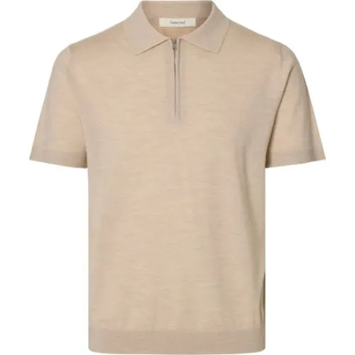 Slhtray SS Knit Half Zip Polo