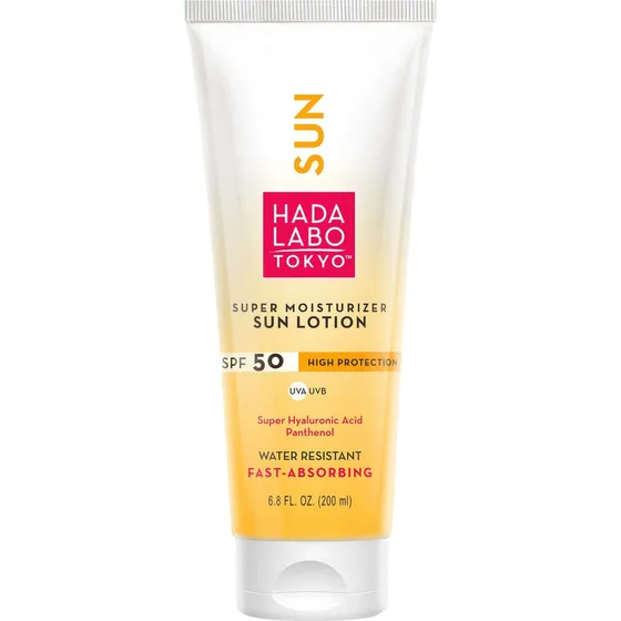 Hada Labo Tokyo Super Moisturizer Sun Lotion SPF 50, 200 ml