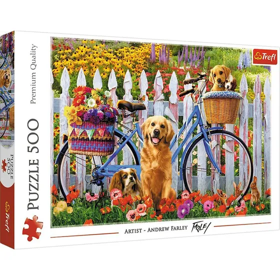 Trefl Puppies Adventure Puslespil - 500 brikker