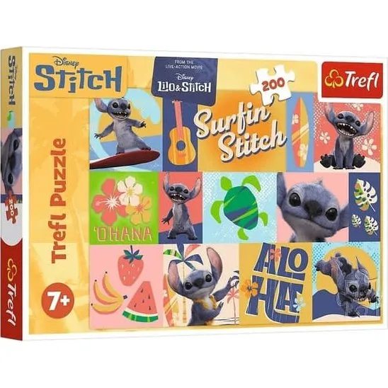 TREFL Puslespil 200 brikker Disney Lilo & Stitch Hawaii-eventyr