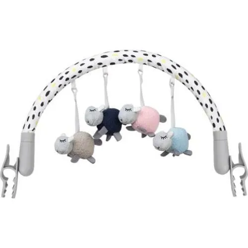 MoMi JOY Toy Rail - Universel legetøjsstang til barnevogn og babygym
