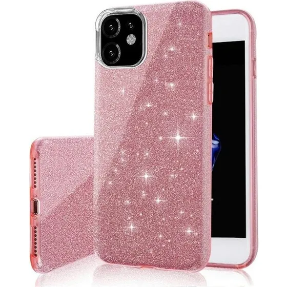 iPhone XR - 3i1 Glitter Elegant Blødt Cover