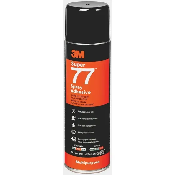3M Scotch-Weld 77 Spraylim, 500 ml