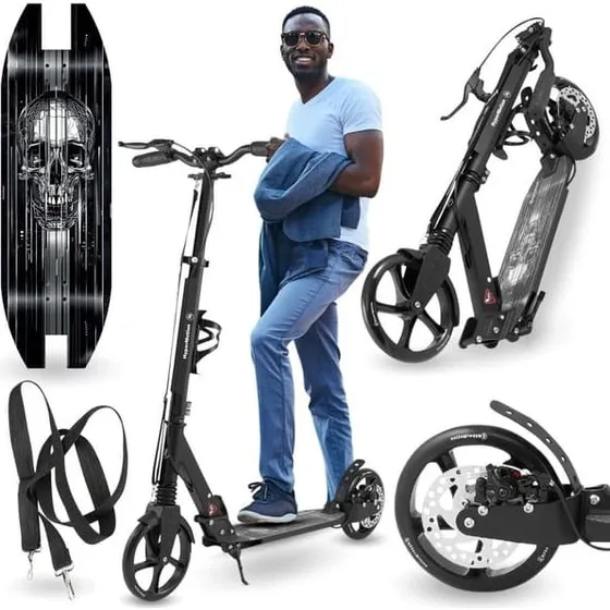 HyperMotion Skyline Scooter – Foldbart Aluminium, 20 cm Hjul