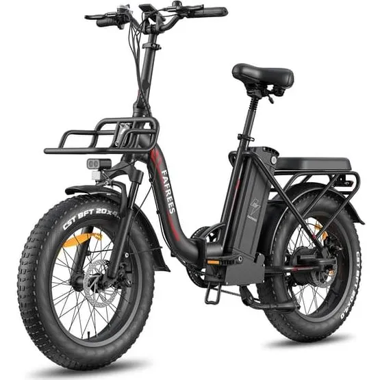 FAFREES F20 Max Foldbar Elcykel, 500W, 30Ah, Sort