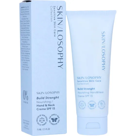 Skin Losophy Build Strength Hand & Neck Creme SPF 15, 75 ml