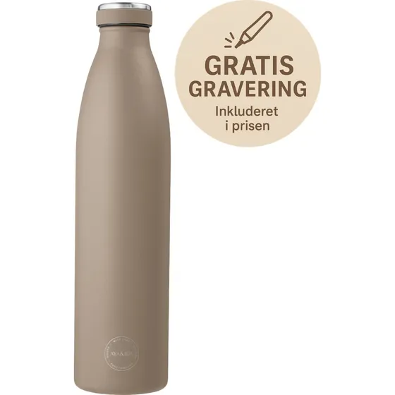 AYA&IDA Drikkeflaske 1000 ml - Dusty Brown