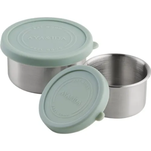 Snackboxe 2 stk, Mint Green
