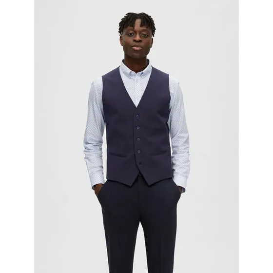 Selected Homme Slim Fit Liam Vest - WCT Flex