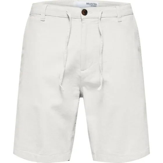 SELECTED Brody Offwhite Linseshorts