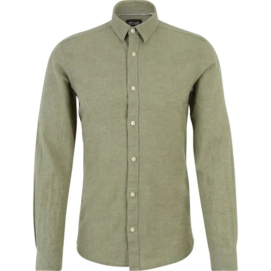 Only & Sons ONSCaiden Skjorte i æblefarvet bomuld - Slim Fit