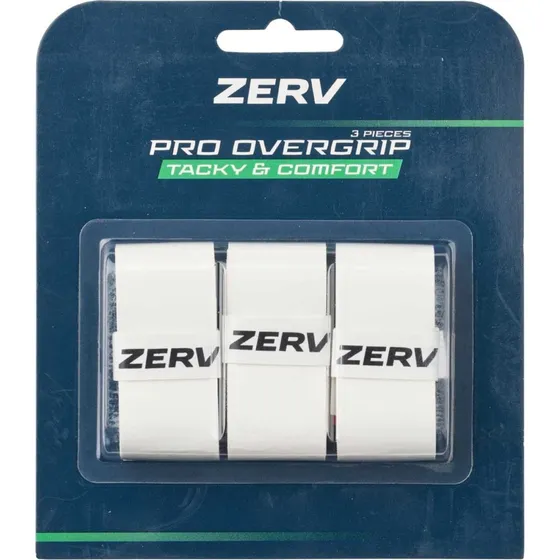 ZERV Pro Overgrip 3-Pack White