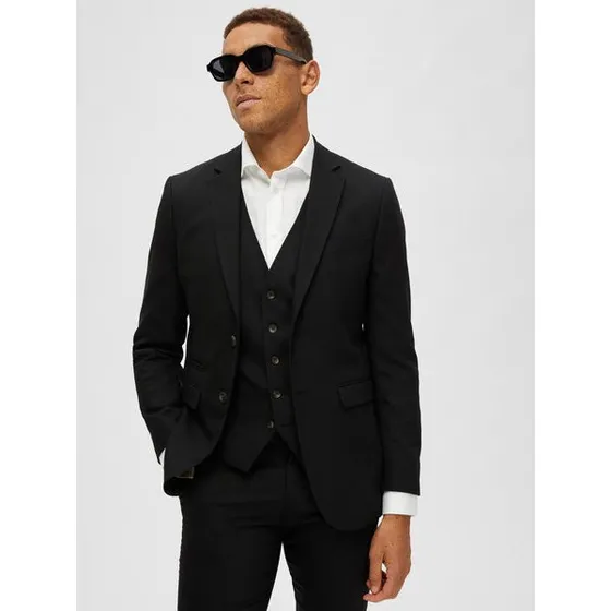 Selected Neil Slim Fit Blazer i Natblå