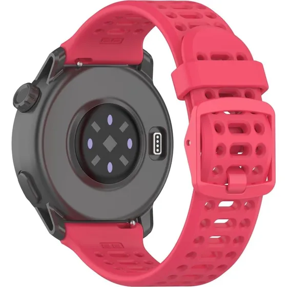 Coros Pace 3 Liquid Silicone Watch Band - Rød