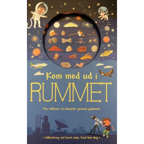 Kom med ud i rummet – papbog for børn