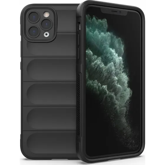Intenso iPhone 11 Pro Cover - Sort med blødt greb
