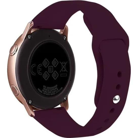 KALEBOL Silikone Rem til Huawei Watch GT 4 & Garmin Venu 3S - Rødvin