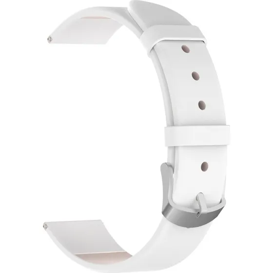 Huawei Watch GT 4 41mm Rem - 18mm Vegansk Læder - Hvid