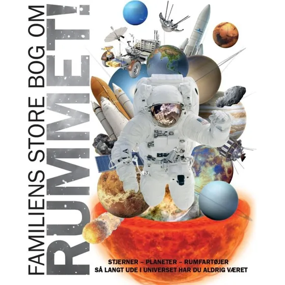 Familiens store bog om rummet – illustreret børnebog (hardcover)