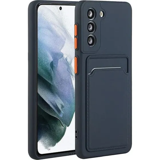 Samsung Galaxy S23 Cover med Kortholder - Mørkeblå