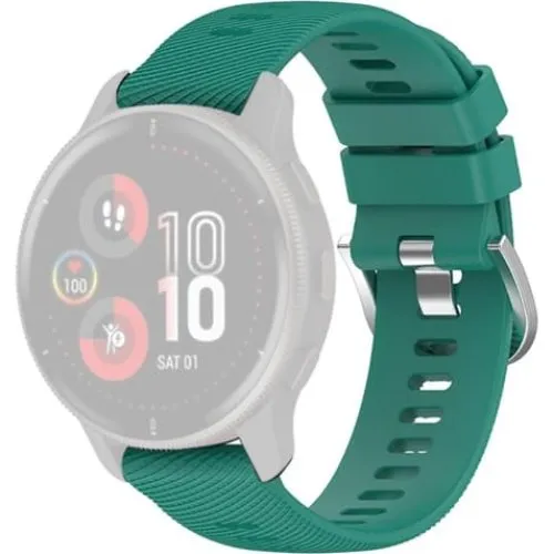 Garmin Forerunner 255S / Venu 2S Silikoneurrem - Grøn