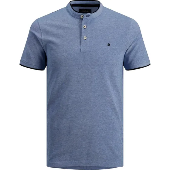 Jack & Jones JJEPaulos Grandad T-shirt - Cobalt Blå