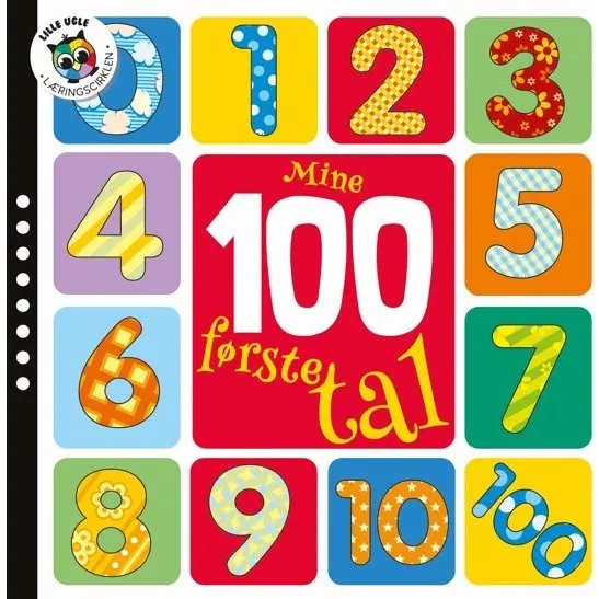 Mine 100 første tal – taktil børnebog (hardcover)