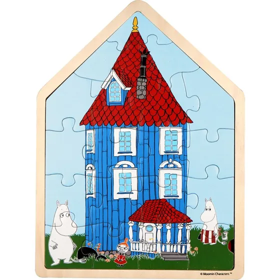 Mumit Træpuslespil i Ramme – Hus