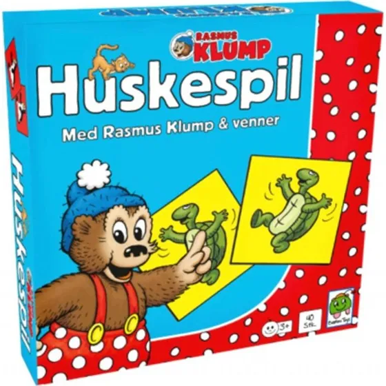 Rasmus Klump Huskespil – 40 brikker