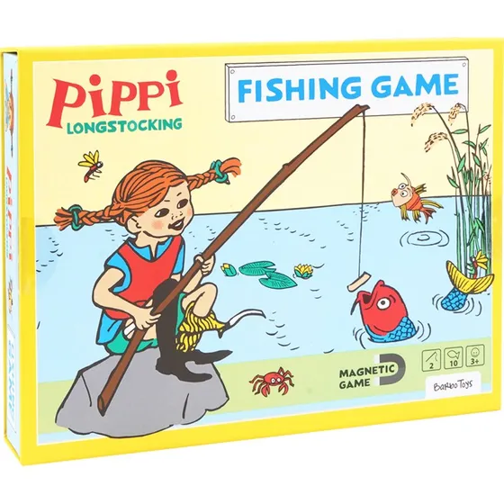Pippi Fiskespil – Magnetisk fiskespil til børn