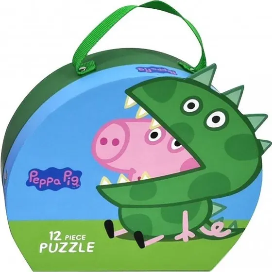 Gurli Gris Gustav - Puslespil i kuffert (12 brikker)