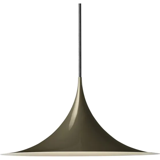 Gubi Semi Pendellampe Ø30 Glossy Dark Cocoa