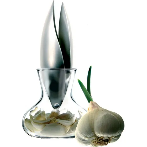Eva Solo hvidløgspresser i glas og rustfrit stål