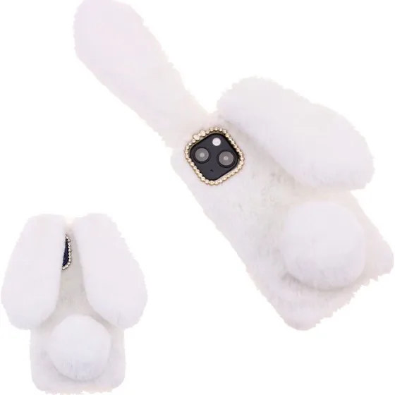 Bunny iPhone 13 Mini cover - Hvid