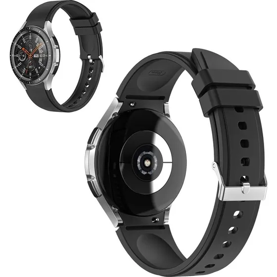 Samsung Galaxy Watch 4 Silikoneurrem - Sort