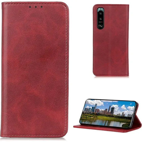 Sony Xperia 5 III Læder Flipcase Wallet - Rød