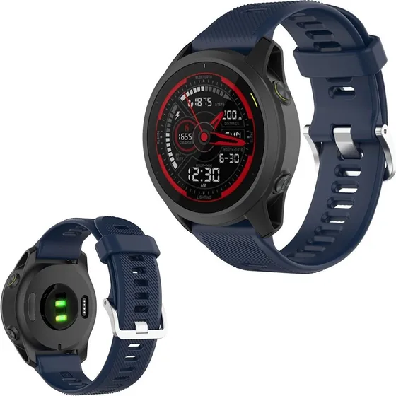Garmin Forerunner 745 silikone-urrem - Midnatsblå