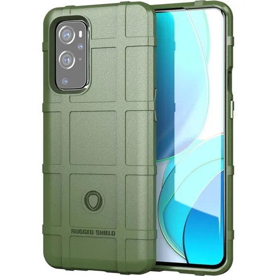 Rugged Shield cover til OnePlus 9 Pro - Grøn