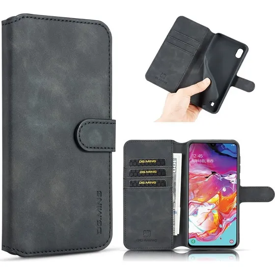 DG.MING Samsung Galaxy A10 Retro Etui - Sort