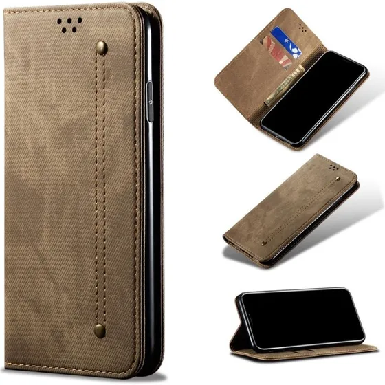 Jeans Samsung Galaxy S20 etui - Khaki