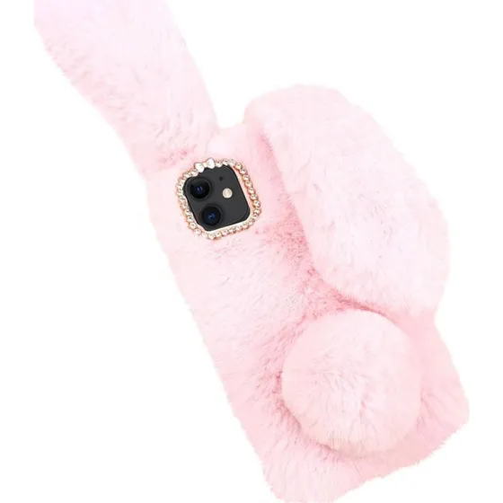 Bunny iPhone 11 cover - Lyserød