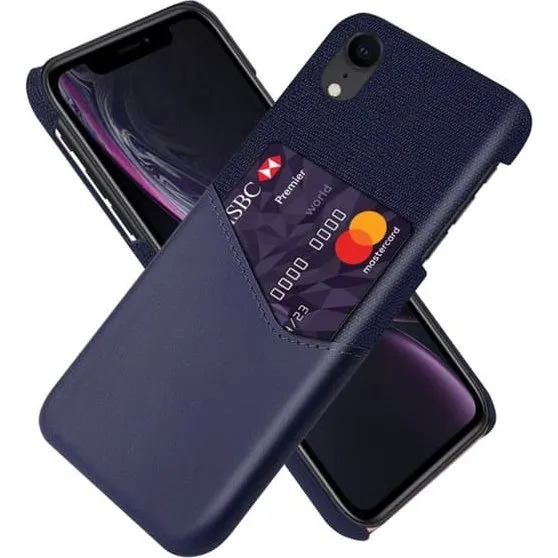 Bofink iPhone Xr kortcover - Blå