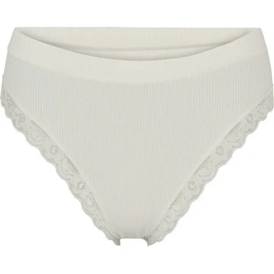 Tim & Simonsen Feline Rib Trusse m/blonde - Ivory - S/M
