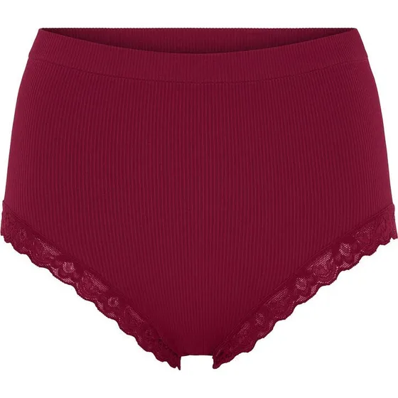 Tim & Simonsen Feline Rib Midi Trusser - Bordo